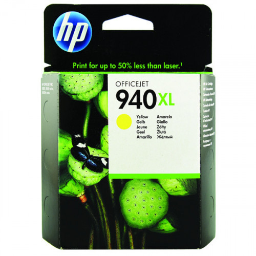 HP 940XL High Yield Yellow Inkjet Cartridge C4909AE