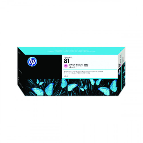 HP 81 Light Magenta Inkjet Cartridge Dye C4935A