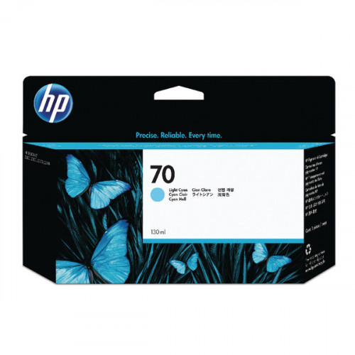 HP 70 Light Cyan Inkjet Cartridge C9390A