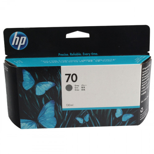 HP 70 Grey Inkjet Cartridge (Standard Yield, 130ml, 4,400 Page Capacity) C9450A