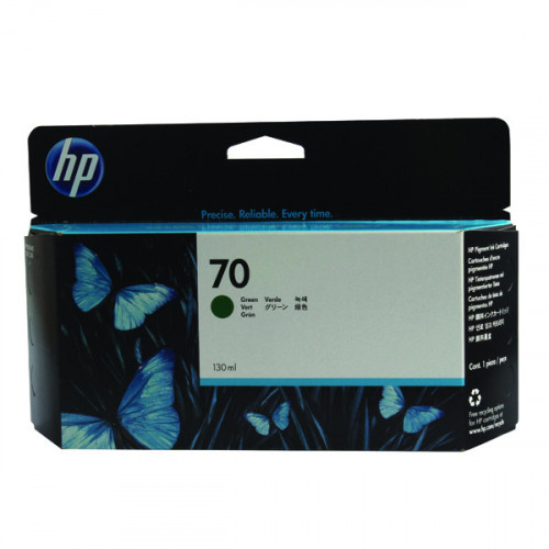 HP 70 Green Inkjet Cartridge (High Yield, 130ml) C9457A