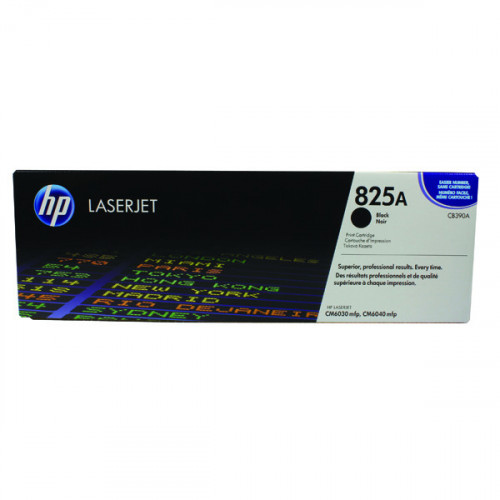 HP 825A Black Laserjet Toner Cartridge CB390A