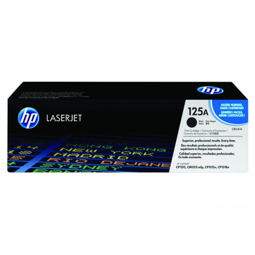 HP 125A LSRJET TONER CART BLK CB540A