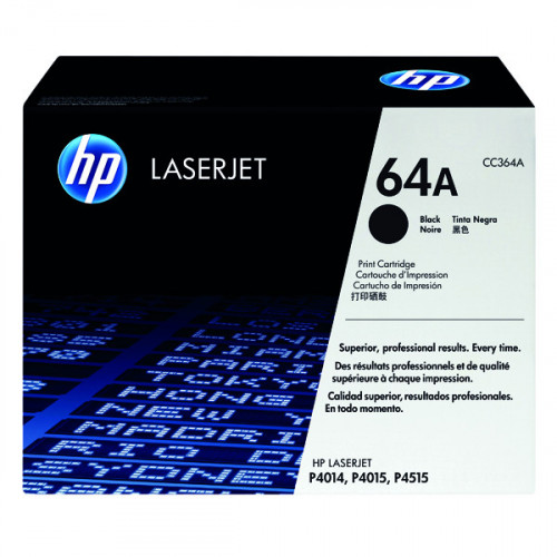 HP 64A LSERJET TONER CART BLK CC364A