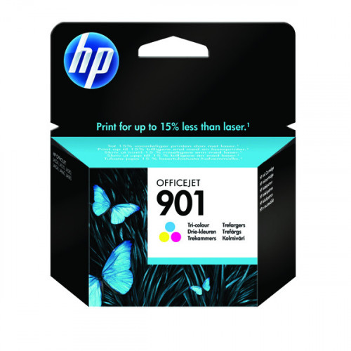 HP 901 Cyan/Magenta/Yellow Inkjet Cartridge CC656AE