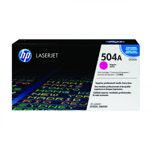 HP 504A LASERJET TONER MAG CE253A