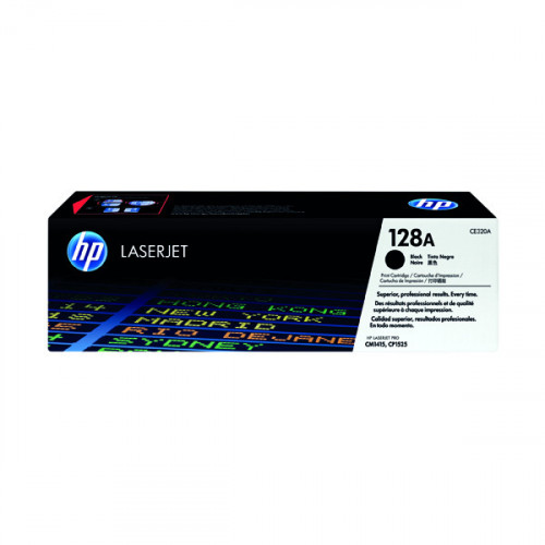 HP 128A LASERJET TONER BLK CE320A