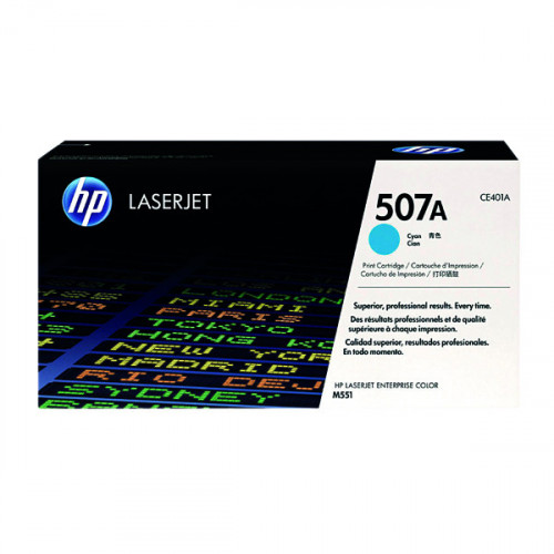 HP 507A LASERJET TONER CYAN CE401A