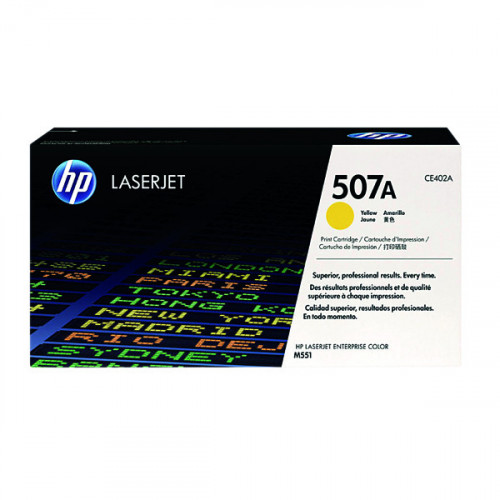 HP 507A LASERJET TONER YELLOW CE402A
