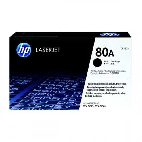 HP 80A TONER CART BLACK CF280A