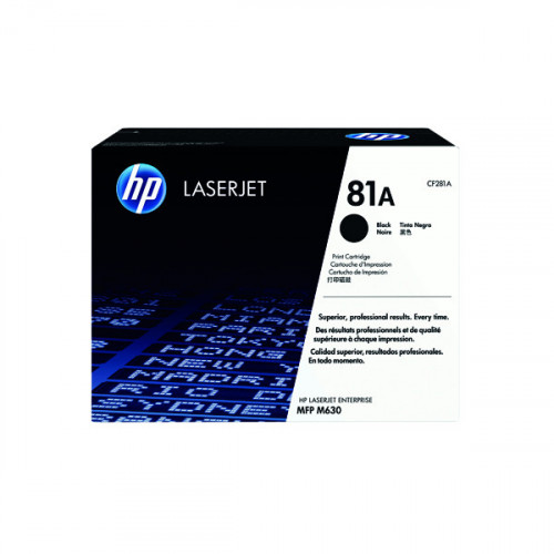 HP 81A LASERJET TONER BLK CF281A