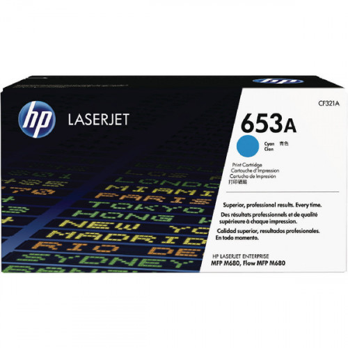 HP 653A LASER TONER CYAN CF321A