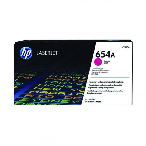 HP 654A LASER TONER MAGENTA CF333A