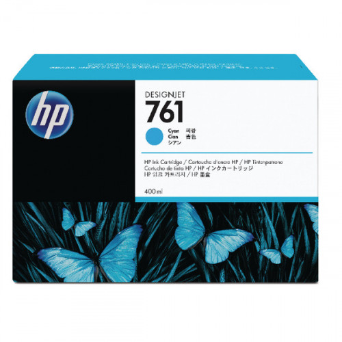HP 761 Cyan Designjet Inkjet Cartridge CM994A