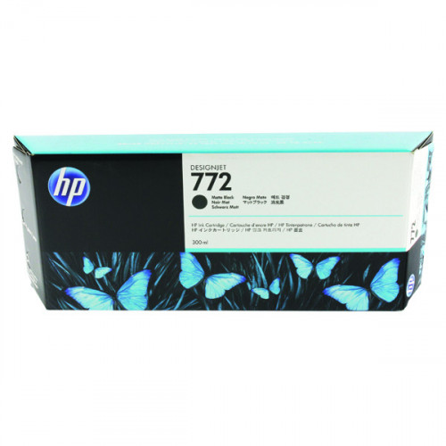 HP 772 Matte Black Designjet Inkjet Cartridge CN635A