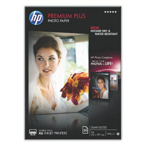 HP PHTO PPR 300GM SGLSS A4 PK20