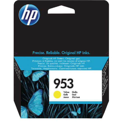 HP 953 ORIGINAL INK CART YLW F6U14AE