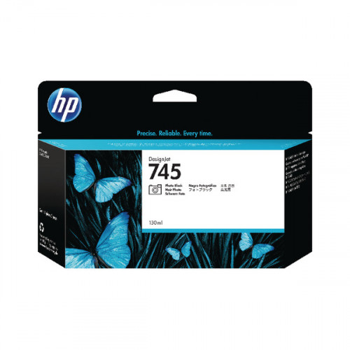 HP 745 DesignJet Photo Black Ink Cartridge 130ml F9J98A
