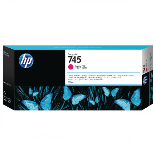 HP 745 DesignJet Ink Magenta Cartridge F9K01A