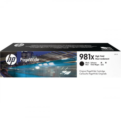 HP 981X ORIGINAL PAGEWIDE HY INK BK