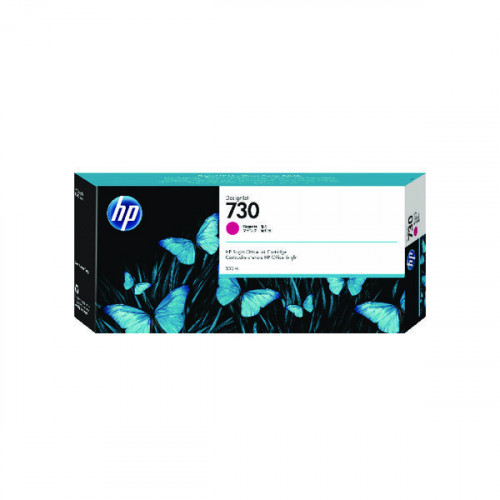 HP 730 MAGENTA INK CARTRIDGE 300ML