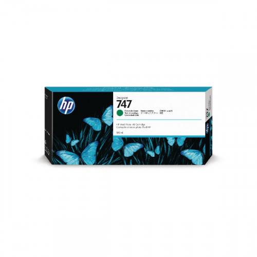 HP 747 300ml Chromatic Green Ink Cartridge (for use with HP Designjet Z9+) P2V84A