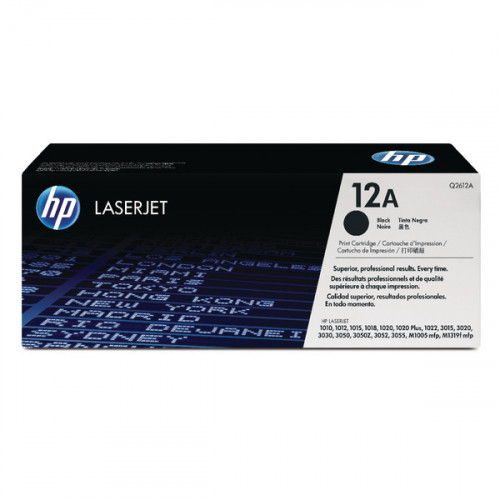 HP 12A LASERJET TNR BLK 2-PK Q2612AD