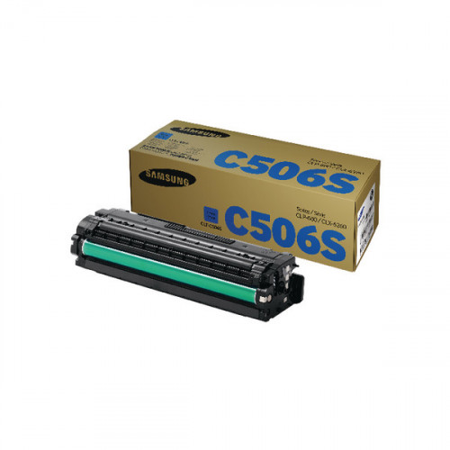 Samsung CLT-C506S Standard Yield Cyan Toner Cartridge SU047A