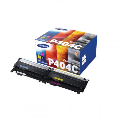 Samsung CLT-P404C CMYK Standard Yield Toner Cartridges (Pack of 4) SU364A