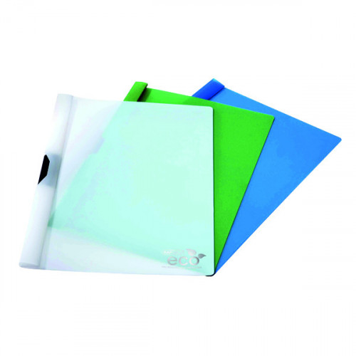 Rapesco Eco PP Clip File Assorted (Pack of 10) 1100