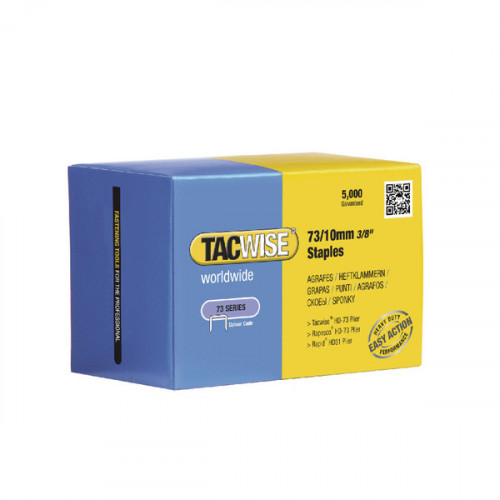 TACWISE 73/10MM STAPLES PK5000