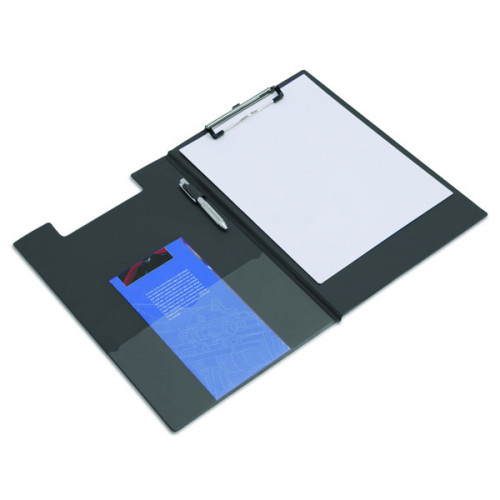 RAPESCO BLACK A4 FOLDOVER CLIPBOARD