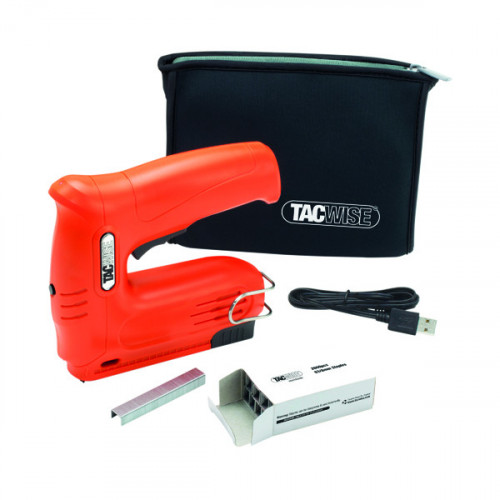 Tacwise Hobby 53-13EL Cordless Staple/Nail Gun w/Bag and Staples 1564