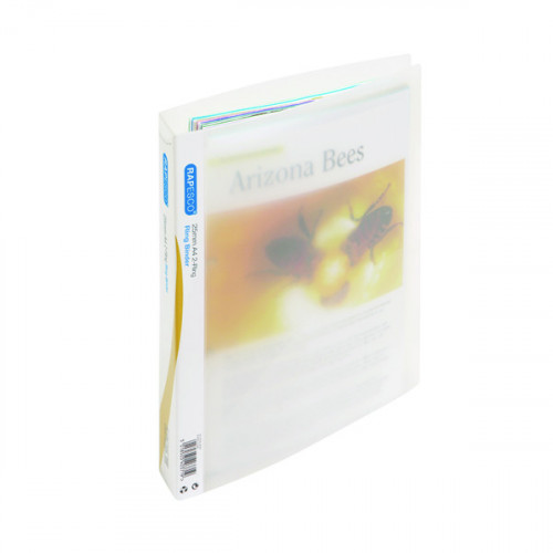 Rapesco 25mm Two-Ring Binder A4 Clear (Pack of 10) 0715