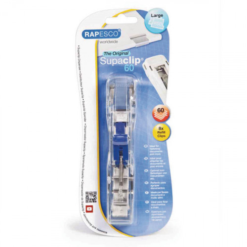 RAPESCO SUPACLIP 60 DISPENSER CLEAR
