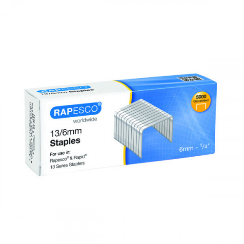 RAPESCO NO 13/6 MTL 6 STAPLES PK5000
