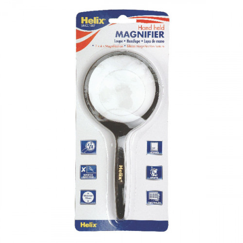 HELIX HAND HELD MAGNIFIER 75MM