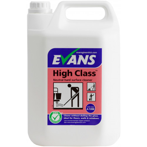 Evans High Class G/P Floor & Neutral Hard Surface Cleaner - Tangerine per 5Ltr (A139EEV2)