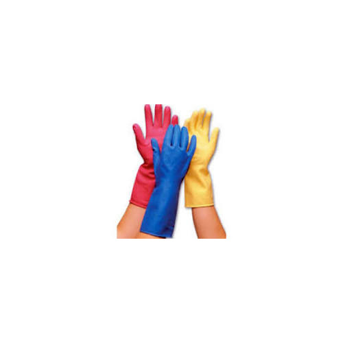 Optima Thick Household Gloves Yellow Size 7.5 Per Each - Available to Order