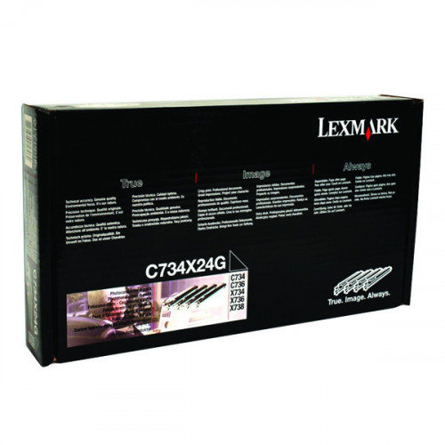 Lexmark C734X24G Photoconductor Unit 4-pack