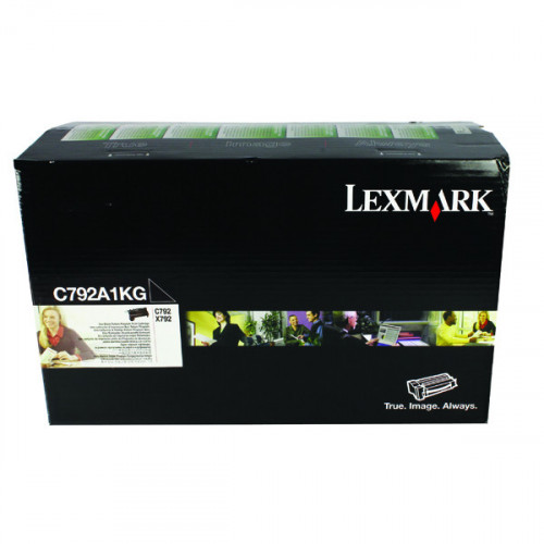 Lexmark C792 Black Return Program Toner Cartridge C792A1KG