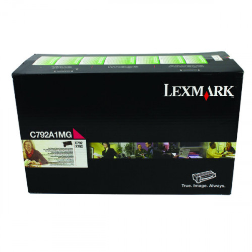 Lexmark C792 Magenta Return Program Toner Cartridge C792A1MG