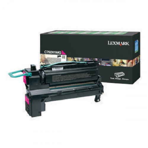 Lexmark C792 Magenta Extra High Yield Toner Cartridge C792X1MG