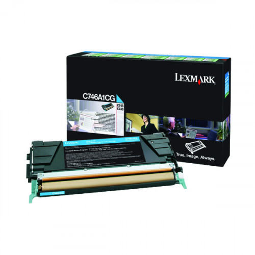 LEXMARK CY RTN PROG 7K TNR C746A1CG