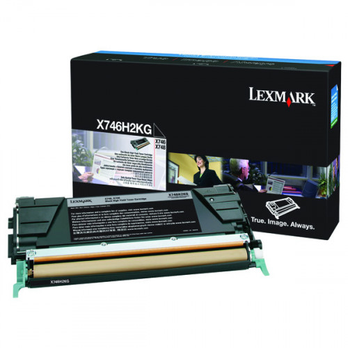 Lexmark Black Toner Cartridge High Yield X746H2KG