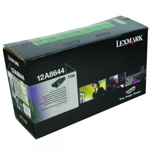 Lexmark Corporate Black High Yield Toner Cartridge 0012A8644