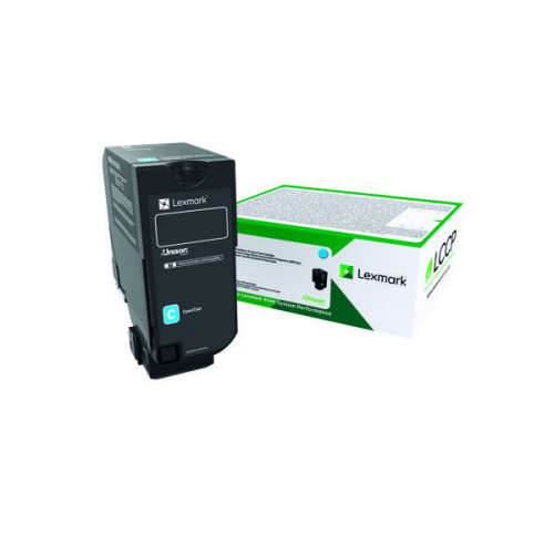 Lexmark CS725 High Yield Corporate Toner Cartridge Cyan 74C2HCE