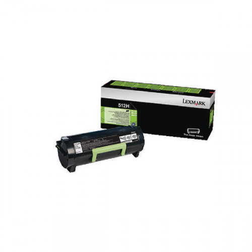 Lexmark 512H Black High Yield Return Programme Toner 51F2H00