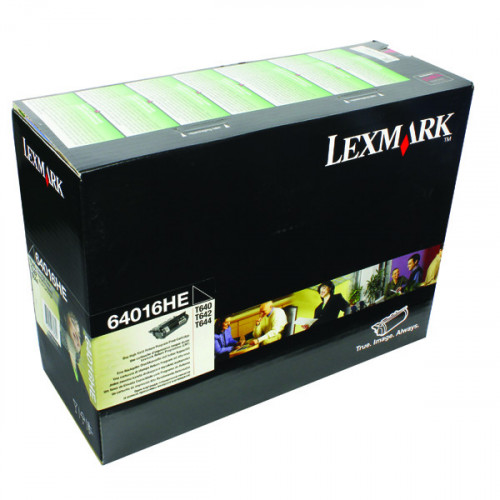 LEXMARK BLACK H/Y 64016HE RTN TONER