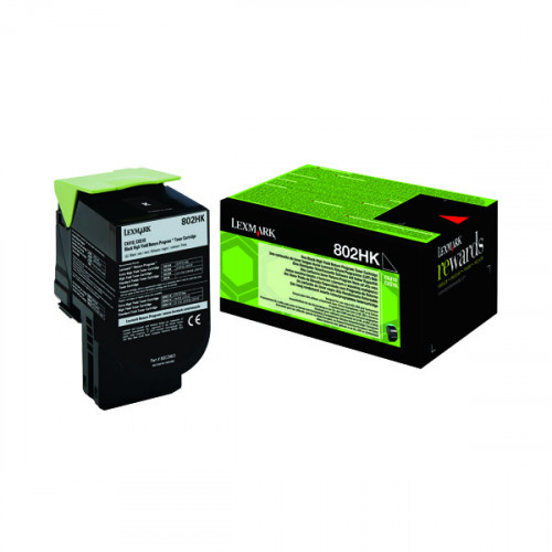 LEXMARK TONER HY 4K BLK 80C2HK0